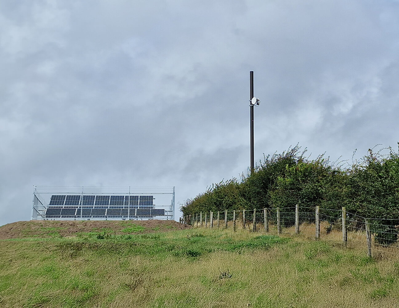 BT Group's first self-powering mobile site, located in the Shropshire Hills