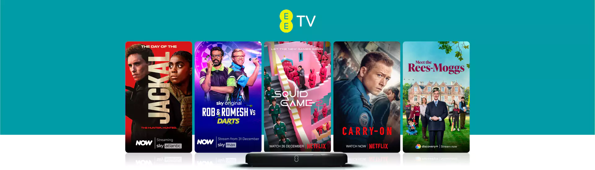 EE TV. The new name for BT TV BT